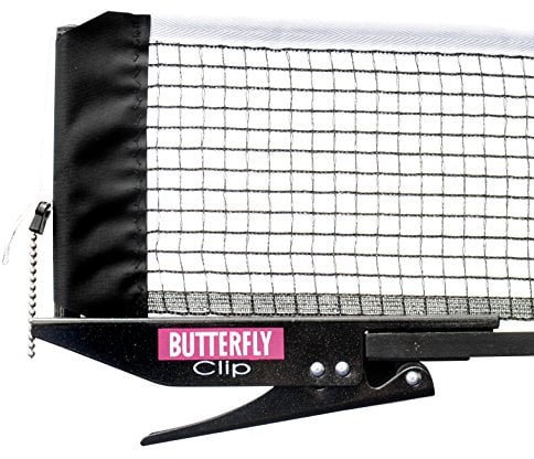 Butterfly Clip Table Tennis Net & Post Set