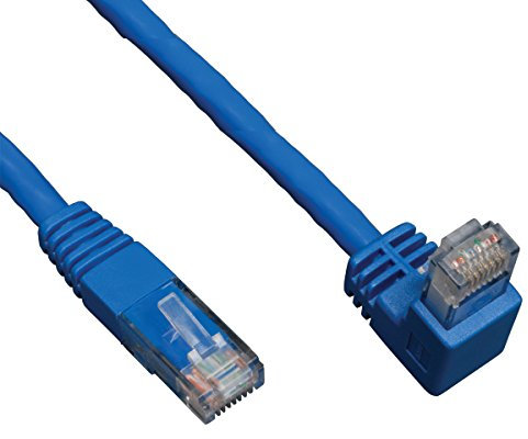 Tripp Lite Câble Patch RJ45 RJ45 RJ45 à Angle Droit Bleu 0,9 m (N204-003-BL-DN)