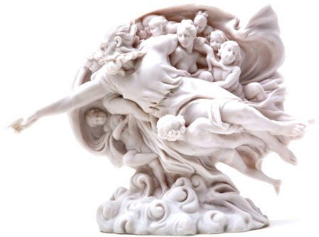 PTC 34,3 cm Michelangelo Creation of Man II Poliert Statue Figur