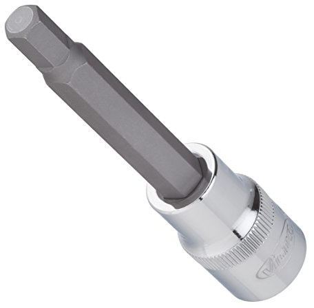 Vigor V2078 Hexagon Socket Screwdriver Bit, 12 mm, L 100 mm, 1/2