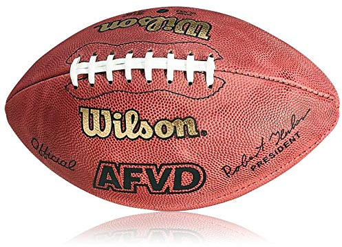 Wilson Football AFVD Game Ball, SC, Rot, Senior, WL0206101141