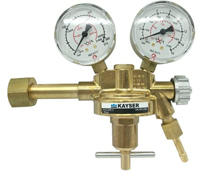 KAYSER Druckminderer C02 / Argon mit Absperrventil