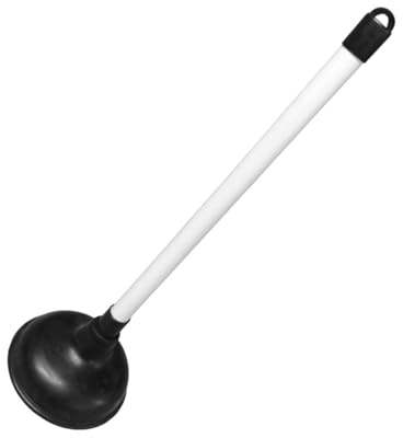 Merriway BH03117 Sink Plunger 140mm (5.5 inch) Dia. with 490mm (19.2 inch) Handle