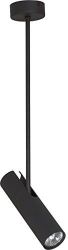 Deckenlampe Metall Schwarz Flur Wohnzimmer Schlafzimmer H:56 cm GU10 max. 35 Watt Zylinder Modern Innen Deckenleuchte EYE SUPER A