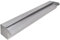 vidaXL Fuente Rectangular Patio Exteriores Jardín Aire Libre Terraza Estanque Bomba de Agua Piscina Estanque Acero Inoxidable 90 cm