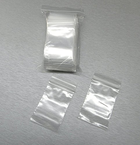 100 STÜCKE Kleine Klare Reißverschlussbeutel Wiederverschließbar Ziplock Lagerung Plastiktüten für Schmuck Geschenkkarte Candy 5X7 CM
