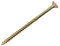 Forgefix FORSPE6150Y Spectre Lot de 100 vis à bois M6 x 150 mm
