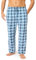 Timone Herren Schlafanzugshose Lang Pyjamahose aus Baumwolle Freizeithose Schlafhose Loungewearhose mit Taschen Nachtwäsche Hose für Herren Sleepwear TPP-001 (Muster-16 (9632301), M)