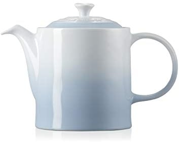 Le Creuset Grande Théière Classique, Ronde, 1,3 Litre, Céramique, Bleu Méditerranée, 70703134200000