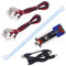 SJ@JX Arcade USB-Encoder Board für 2 Spieler, Zero Delay Game Controller DIY Kit 20x Knopfkabel 2x Joystick Kabel für Retro Pie PC MAME Raspberry Pi