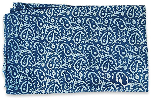 Traditional Jaipur Block gedruckt Baumwollgewebe Hand gedruckt indischen Stoff, weicher Baumwollstoff von The Yard Stoff, Jaipuri Kurti Print Stoff für Schals, Sommerkleid Stoff (5 Yards)