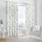 Fusion Fernworthy Leaf Print 100% Cotton Eyelet Lined Curtains, Green, 66 x 72 Inch, Polyester, W168cm (66) x D183cm (72)