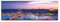 Eau Zone Leinwandbild auf Echtholzrahmen Istanbul Sonnenuntergang 120x40cm