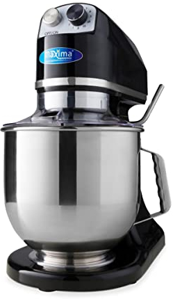 Maxima Mezclador planetario - 7 L - Hasta 2 Kg Masa - Negro