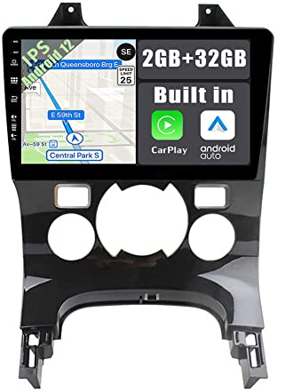 YUNTX Android 14 Radio avec Navigation pour Peugeot 3008 5008 [2009-2018] : [Intégré CarPlay/Android Auto/DSP/GPS] -9 Écran Tactile-Dab/Bluetooth 5.0/WiFi/2 Din/2G+32G