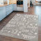 TT Home In-& Outdoorteppich Wetterfest Terrasse Küche Modernes Design Schrift City, Farbe: Grau 2, Größe:160x220 cm