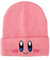 Kirby Smiling Face Pink Bündchen Einfarbig Totenkopf Acryl Strick Embroidered Logo Unisex Beanie Mütze für Männer Frauen, rose, Einheitsgr��e