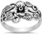 Joyara Sterling Silber 925 Plumeria Ring