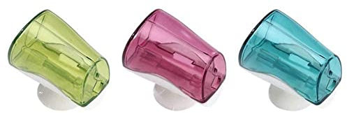 Lot de 3 supports à ventouse pour brosse à dents - Support mural - Pour salle de bain - Avec ventouse - Pour porte-monnaie, éponge, poussière