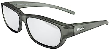 ActiveSol | Überzieh-Sonnenbrille MINOS für kleine Brillen | Herren | polarisiert, Lotus-Effekt