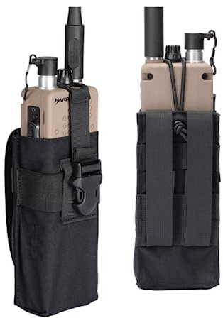 1PCS Tactical Radio Pouch for PRC148/152 Radio Holster Military Interphone Storage MOLLE Pouch Airsoft Hunting