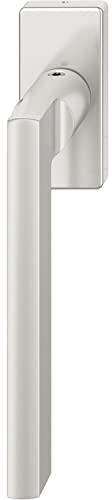 FSB Fenstergriff 34 1035 eckige Rosette, Aluminium silber eloxiert