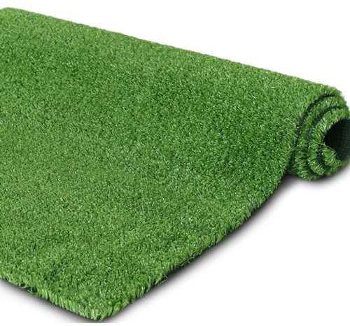 Gazon Artificiel Synthétique 2x2m Intérieur Extérieur Tapis de Gazon Synthétique Fausse Fausse Herbe Tapis pour Mariage Balcon Jardin (Color : Green, Size : 2x2m)
