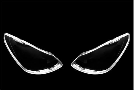 Scheinwerferglas Für Hyundai Für I10 2007-2009 Auto Klar Front Scheinwerfer Objektiv Abdeckung Scheinwerfer Shell Abdeckung Transparent Lampenschirm Scheinwerfer Objektiv Abdeckung (Size : Left and R
