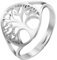 EIOURVY Bagues Femme, Bijoux Bague Couple, bagues Arbre de Vie Femme Acier Inoxydable