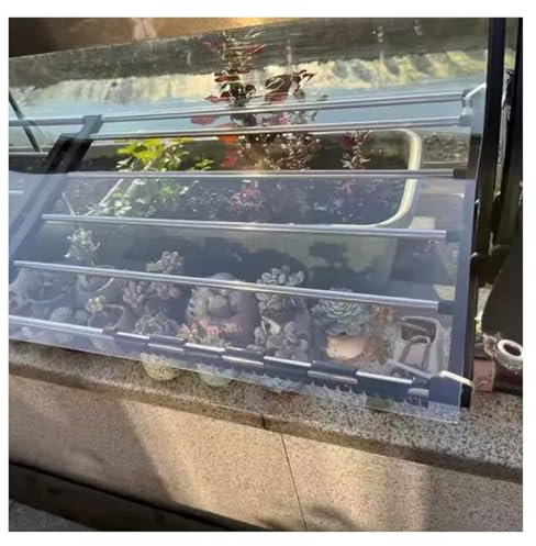 ZHZHXR Láminas de Plástico de Policarbonato, Placas for Invernaderos Protección UV Hoja Metacrilato PC for Puertas, Ventanas, Jardín (1.56x6m/5.12x19.68ft)