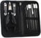 9Pcs Toenail Clippers for Thick and Ingrown Nails, Black Nail Clipper Kit, Professional Podiatrist Toe Nail Clippers-Heavy Duty Stainless Steel Pedicure Toenail Scissors Tools for Men Women