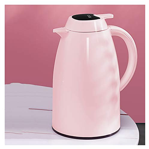 Thermoskanne Vakuum, doppelwandige Isolierkanne - 24 Stunden Wärmespeicherung für Tee, Kaffee, Wasserspender - Karaffe Krug mit Deckel