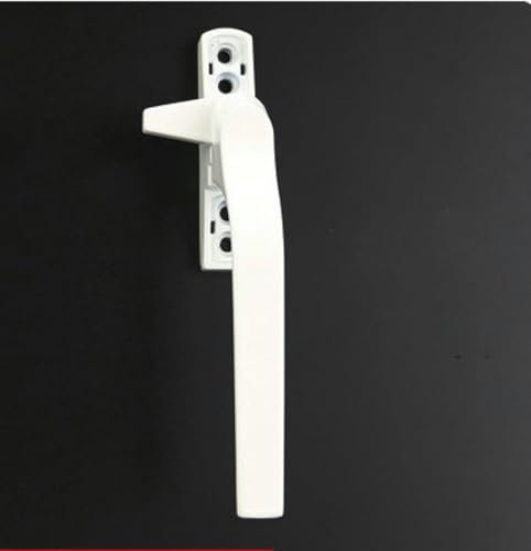 DFGLIK Tür- und Fenstergriff aus verdicktem Kunststoffstahl mit Schloss für Doppelverglasung Türgriff-Fallschlösser aus Aluminiumlegierung, Links-Rechts