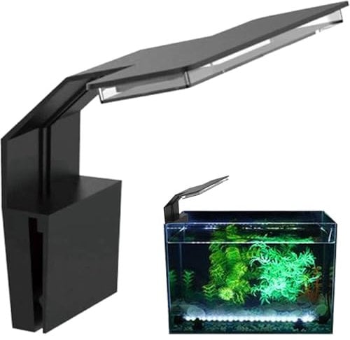 Clip On Aquarium Light - 10W Clamp Fish Light Lamp | LED Aquarium Light Clamp | Bright Fish Tank Lamp Fish Light Lamp | Small Fish Tank LightAquarium Lighting For Open Terrarium Tank Aquarium