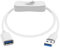 HuaLiSiJi USB 3.0 Cable con Interruptor Cable USB 3.0 Macho Hembra con Interruptor, Soporte para Transmisión de Datos 5Gbps y Suministro de Energía, Adecuado para Computadoras Portátiles (Blanco1.5m)