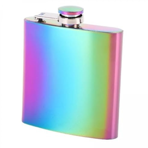 KESOTO 2xHip Flasque Fuite Flacon Multifonction Rhum Flacon de Poche En Acier Inoxydable Facile à Nettoyer pour Les Activités Camping Maison Randonnée Fête