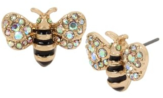 Bumble Bee Stud Earrings | Stud Earrings, Playful & Lightweight Jewellery, Plated Gold & Light Yellow
