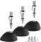 Rtxbvg Universal Tripod Flexible Feet Universal Tripod Feet Pad Non Slip Diameter Rubber Pad Non Slip Tripod Monopod Pad Replacement with 3/8 Screw for Greater Stability