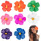 8 Stück Hawaii-Blumen-Haarspangen für Frauen,Plumeria-Hibiskus-Haarspange,Boho Tropische Blumen-Haarspange,Hawaiianische Blume Haarschmuck,Farbe Künstliche Blumen-Clips für Hochzeit Urlaub Strandparty
