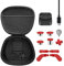 Paquete completo de componentes para Xbox Elite Series 2 Xbox Elite Controller 2 accesorios con funda de transporte, 4 paletas, 4 palas, base de carga y 1 herramienta de ajuste (rojo)