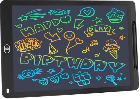 Foydream 16 Pouces Tablette d'écriture pour Enfants, Tablette Dessin LCD Colorée avec Fonction de Verrouillage & D'effacement, Jouets et Cadeaux pour Enfant 3-12 ans à La Maison, à L'école
