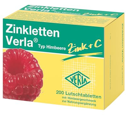 Zinkletten Verla Himbeere 200 ST