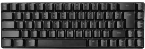 Dioche V200 Mechanical Gaming Keyboard Wired RGB Backit Ligit 68 -Tasten für PC 98SE - Tragbares Ergonomisches Design für Spiele und Bürogebrauch (Black)