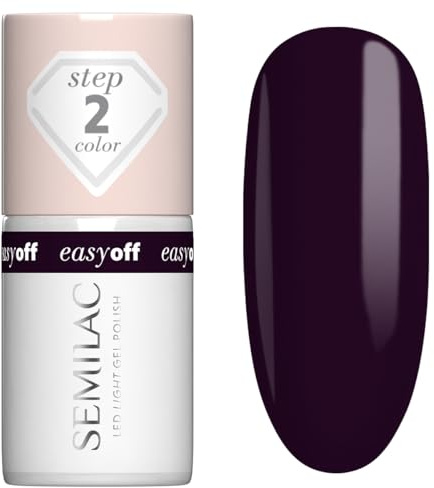 Semilac EASY OFF Nagellack LED LIGHT L21 Berry on Top 7 ml