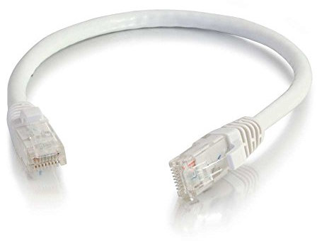C2G 1,5m Weißes CAT6 Ethernet Gigabit LAN Netzwerk Kabel (RJ45) Patch Kabel, UTP, Kompatibel mit CAT. 5 und CAT. 7