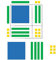 Learning Resources Magnetic Algebra Tiles, 72 Piece Set, Ages 11+ (Packaging May Vary)