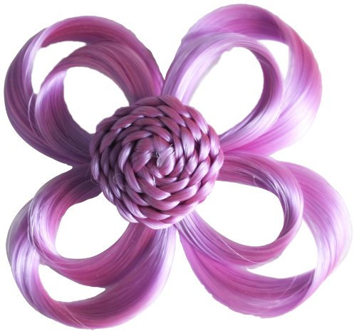 Love Hair Extensions Clip In Flower Hair Accessory, Colour Lilac