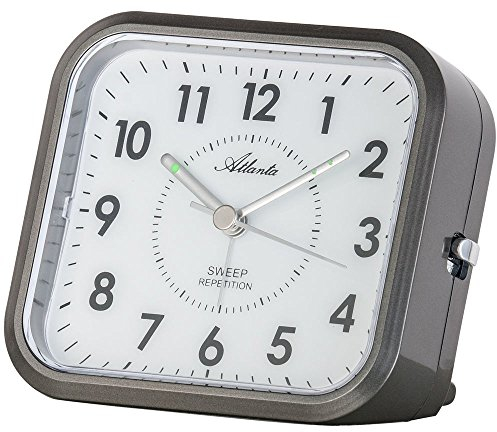 Atlanta 1768/4 Quarzwecker Anthrazit