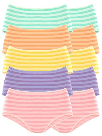 Goin Damen Slips Taillenslips von | 10 Stück (40/42, bunt)