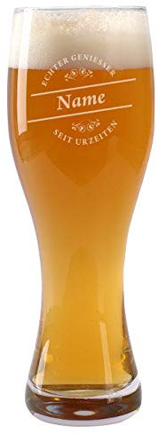 Leonardo Weizenglas Taverna 0,5l mit Wunschnamen Gratis – Echter Geniesser seit Urzeiten